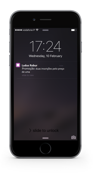 Se comunique por notificações push