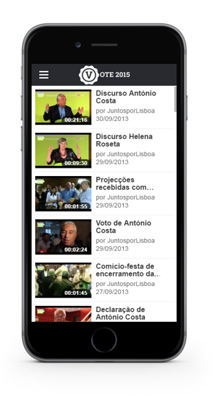 Divulgue os vídeos da campanha