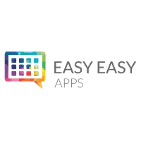 Logomarca Easy Easy Apps Horizontal Cinza
