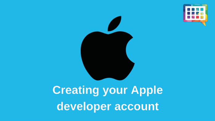 Creating your Apple developer account