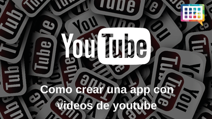 Como crear una app con Videos de Youtube